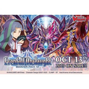 photo Vanguard will+Dress - Display - Box of 16 Boosters - D-BT12 Evenfall Onslaught - EN