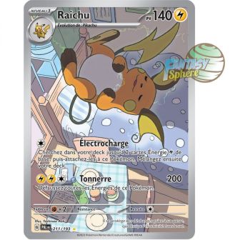 Item Raichu - Rare Illustration 211/193 - Scarlet and Violet Evolution in Paldea