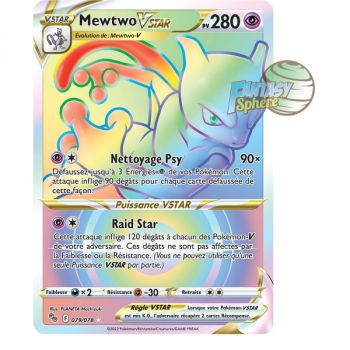 Item Mewtwo VSTAR - Secret Rare 79/78 - Sword and Shield 10.5 Pokemon GO