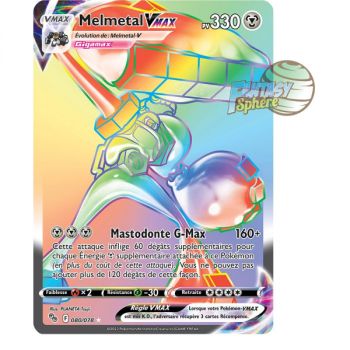 Item Melmetal VMAX - Secret Rare 80/78 - Sword and Shield 10.5 Pokemon GO
