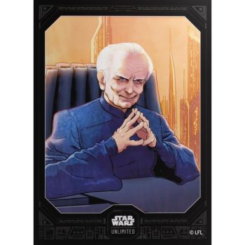60 Card Sleeves - Standard - Chancellor Palpatine - Star Wars: Unlimited - Gamegenic
