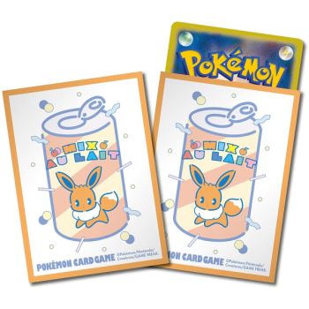 64 Card Sleeves - Standard - Eevee: Milk Mix - Pokemon Center