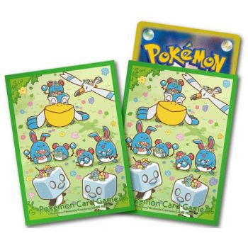 64 Card Sleeves - Standard - Marill & Flower Crown - Pokemon Center