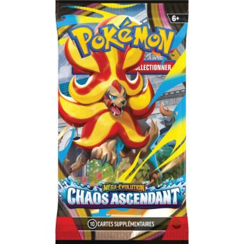 Artset - 4 Mega Evolution Boosters - Chaos Rising [ME04][CRI] - Pokémon