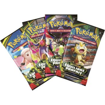 Artset - 4 Mega Evolution Boosters - Perfect Balance [ME03][POR] - Pokémon