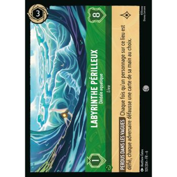 Item Perilous Labyrinth, Aquatic Maze - 101/204 - AZS - The Azurite Sea - Brilliant - Premium - French