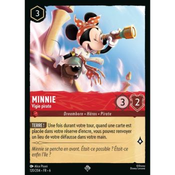 Item Minnie, Pirate Lookout - 120/204 - AZS - The Azurite Sea - Brilliant - Premium - French