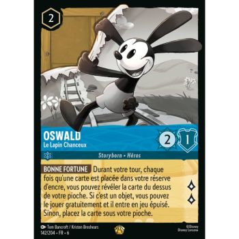Item Oswald, The Lucky Rabbit - 142/204 - AZS - The Azurite Sea - Brilliant - Premium - French