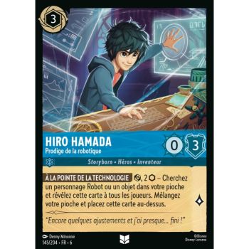 Item Hiro Hamada, Robotics Prodigy - 145/204 - AZS - The Azurite Sea - Brilliant - Premium - French
