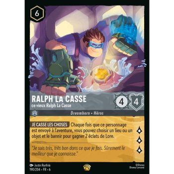 Item Wreck-It Ralph, Old Wreck-It Ralph - 190/204 - AZS - The Azurite Sea - Brilliant - Premium - French