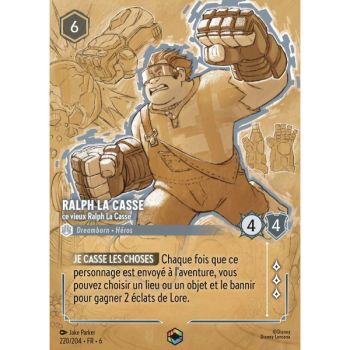 Item Wreck-It Ralph, Old Wreck-It Ralph - 220/204 - AZS - The Azurite Sea - Enchanted - French