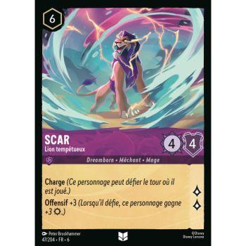Item Scar, Stormy Lion - 47/204 - AZS - The Azurite Sea - Brilliant - Premium - French