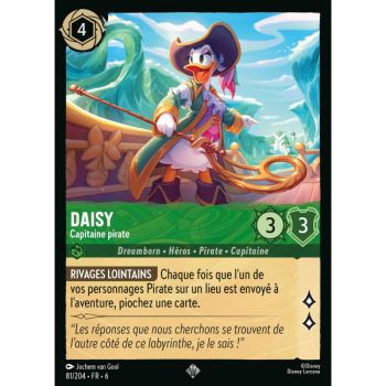 Item Daisy, Pirate Captain - 81/204 - AZS - The Azurite Sea - Brilliant - Premium - French