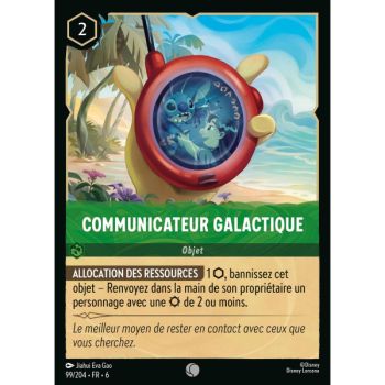 Item Galactic Communicator - 99/204 - AZS - The Azurite Sea - Brilliant - Premium - French