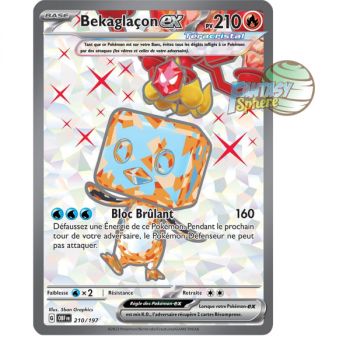Item Bekaglaçon EX - Ultra Rare 210/197 - Scarlet and Violet Obsidian Flames