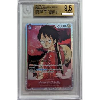 [BGS 9.5 - Gem Mint] - Graded Card - Monkey.D.Luffy ST01-012 - Super Pre-Release Starter Deck - 2022 - One Piece - English
