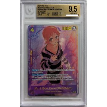 [BGS 9.5 - Gem Mint] - Graded Card - Mr. 2. Bon. Kurei (Bentham) EB01-061 - Memorial Collection - 2024 - One Piece - English