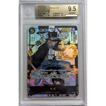 [BGS 9.5 - Gem Mint] - Graded Card - Sabo OP04-083 (Manga) - Kingdom of Intrigue - 2023 - One Piece - Japanese