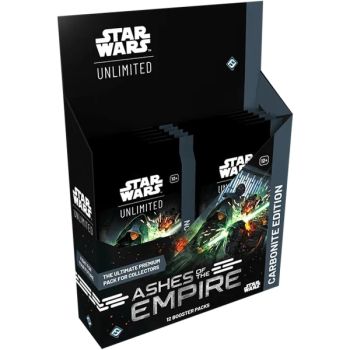 Box of 12 Carbonite Boosters - Star Wars Unlimited: Ashes of the Empire - Set 8 - EN