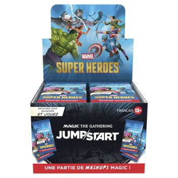 Box of 24 Jumpstart Boosters - Marvel Super Heroes - Magic The Gathering - FR