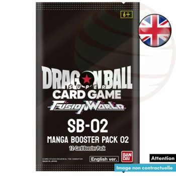 Box of 24 Boosters - Manga Booster Pack 02 - SB02 - Dragon Ball Super CG Fusion World - EN