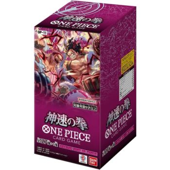 photo Box of 24 Boosters - OP11: A Fist of Divine Speed - One Piece CG - Japanese