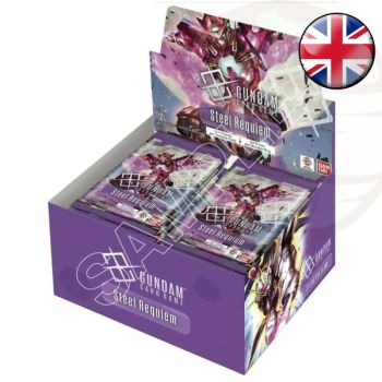 photo Box of 24 Boosters - Steel Requiem [GD-03] - Gundam CG - GD03 - EN