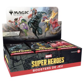Box of 30 Game Boosters - Marvel Super Heroes - Magic The Gathering - FR