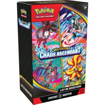 Bundle 6 Boosters - Mega-Evolution: Chaos Ascendant [ME04][CRI] - Pokémon - FR