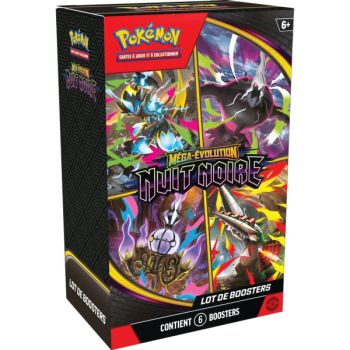 Bundle 6 Boosters - Mega-Evolution: Dark Night [ME05][PBL] - Pokémon - FR
