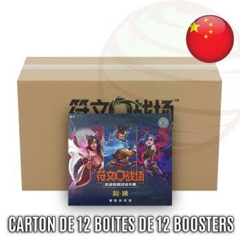 Item Box of 12 Boxes of 12 Jumbo Boosters - Set 1 Origins - Riftbound League of Legends TCG - Chinese
