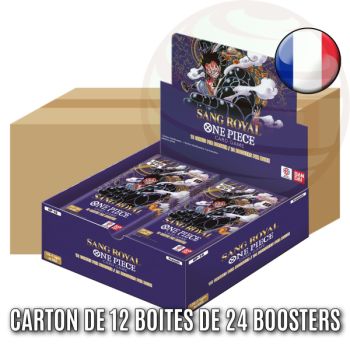 photo Box of 12 Boxes of 24 Boosters - OP10 "Royal Blood" - One Piece CG - FR