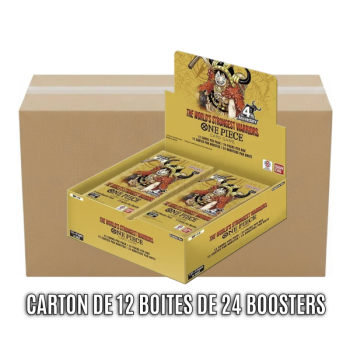 Box of 12 Boxes of 24 Boosters - OP17: The World's Strongest Warriors - One Piece CG - OP-17 - EN