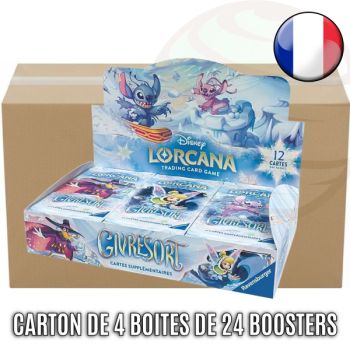 photo Carton of 4 boxes of 24 boosters - Chapter 11: Frostbite - Disney Lorcana - Set 11 - FR