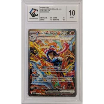 [CCC 10 - Nine+] - Graded Card - Greninja-ex 214/167 - Scarlet & Purple: Twilight Masquerade - 2024 - Pokémon - French