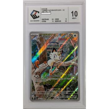 [CCC 10 - Nine+] - Graded Card - Meowth 106/094 - Mega Evolution: Phantasmal Flames - 2025 - Pokémon - French