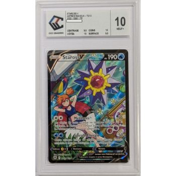 [CCC 10 - Nine+] - Graded Card - Starmie V TG13/TG30 - Sword & Shield: Radiant Stars - 2022 - Pokémon - French