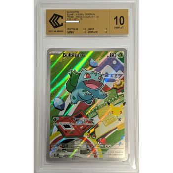 [CCC 10 - Perfect] - Graded Card - Bulbasaur/Squirtle/Charmander MEP 037/38/39 - Promo - 2026 - Pokémon - French
