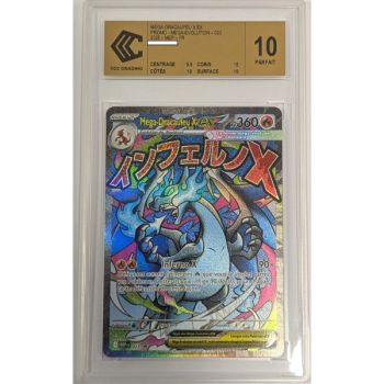 [CCC 10 - Perfect] - Graded Card - Mega Charizard X ex MEP023 - Mega Evolution Promo - 2025 - Pokémon - French