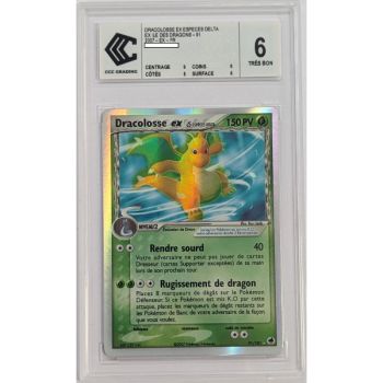 [CCC 6 - Very Good] - Graded Card - Dragonite ex 91/101 - EX Dragon Island - 2007 - Pokémon - French