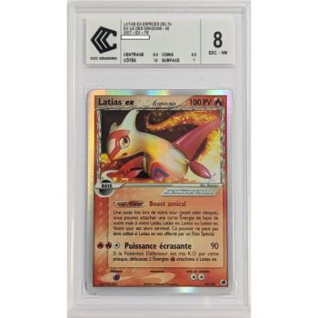 [CCC 8 - Exc - NM] - Graded Card - Latias ex 95/101 - EX Dragon Island - 2007 - Pokémon - French