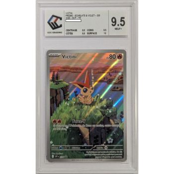 [CCC 9.5 - Mint+] - Graded Card - Victini SVP 208 - Promo - 2025 - Pokémon - French