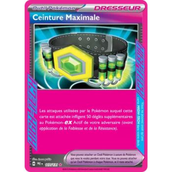 Item Maximal Belt - Ultra Rare 117/131 - Scarlet and Purple Prismatic Evolutions