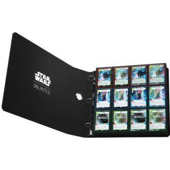 Ring Binder - Premium Cardport 24-Pocket XL Black - Star Wars Unlimited - Gamegenic