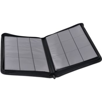 Master-Zip Binder: Premium White - 540 Cards - 9-Pocket Zip Binder - Newave Collectibles