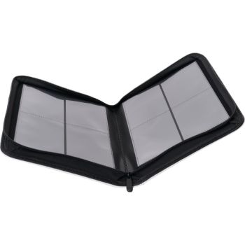 Premium White Toploader Binder - 144 Cards - 4-Pocket Zip Binder - Newave Collectibles