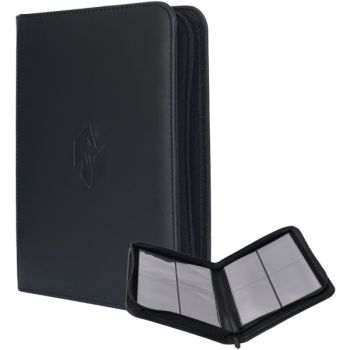 photo Premium Black Toploader Binder - 144 Cards - 4-Pocket Zip Binder - Newave Collectibles