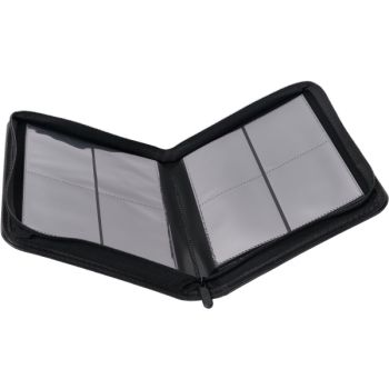 Premium Black Toploader Binder - 144 Cards - 4-Pocket Zip Binder - Newave Collectibles