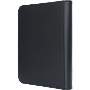 Premium Black Toploader Binder - 144 Cards - 4-Pocket Zip Binder - Newave Collectibles