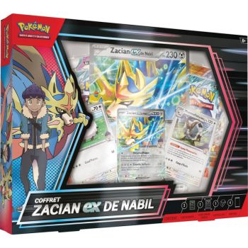 Box 4 Boosters - Nabil's Zacian-ex - Pokémon - FR 🇫🇷